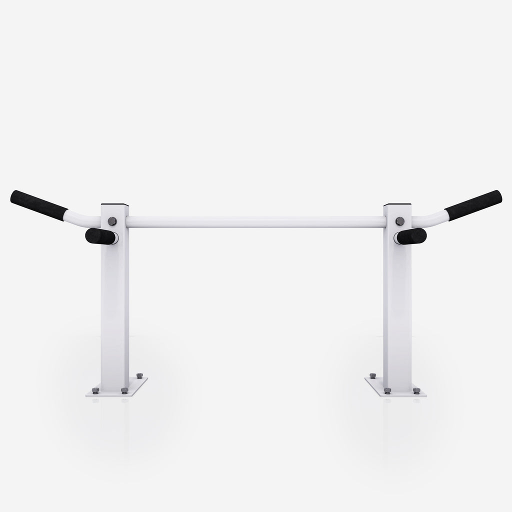 Leuanvetotanko Kattoon Kumikahvoilla 100x40x20cm Max. 350kg Valkoinen