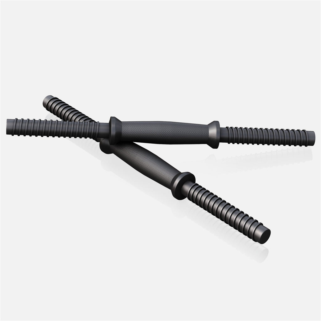 E-Sarja Säädettävä Käsipainosarja 30kg Kierrelukoilla 45cm, Ø 25mm Musta 2kpl