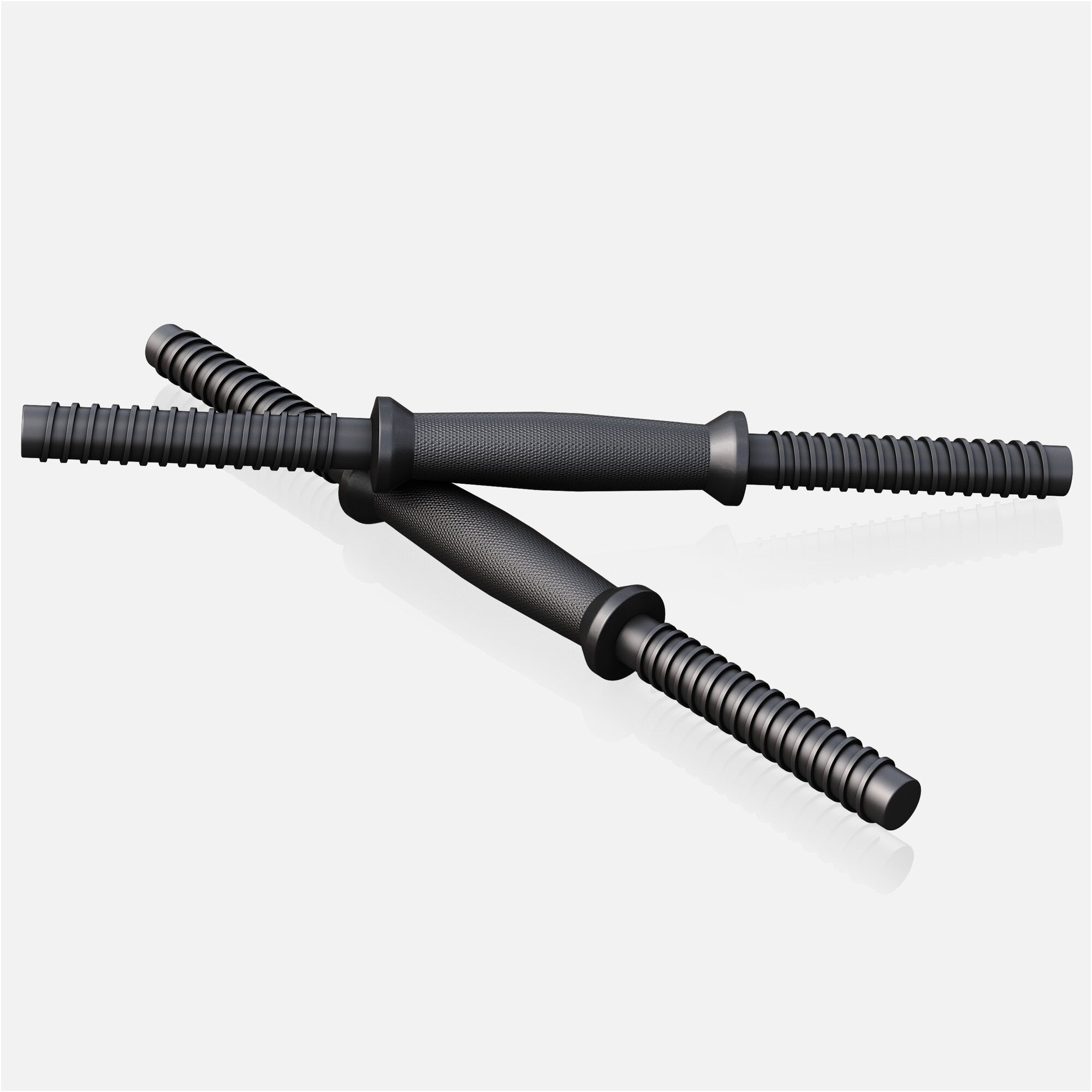 E-Sarja Säädettävä Käsipainosarja 30kg Kierrelukoilla 45cm, Ø 25mm Musta 2kpl