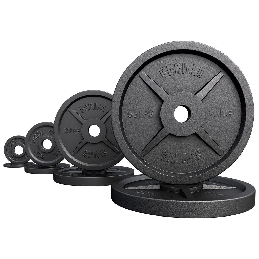 Levypaino 1,25kg, 50mm Rautainen Levypaino, Musta