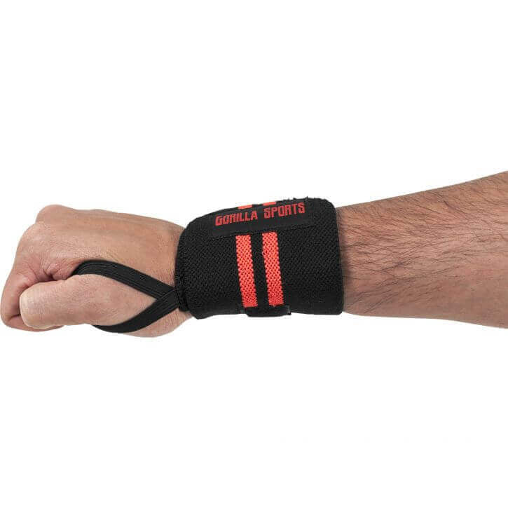 Rannetuet salille / Wrist Wraps Peukalosilmukalla 30x8cm Puuvilla, Useita Eri Värejä 2kpl
