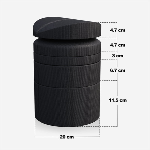 Selän Venyttelypalikat – Säädettävä Selkätuki, 3 Korkeustasoa