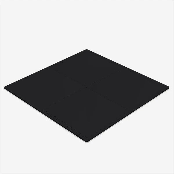 Suojamatto / Palamatto, 4 Palaa + 8 Reunapalaa 61x61x1cm Kumi Musta