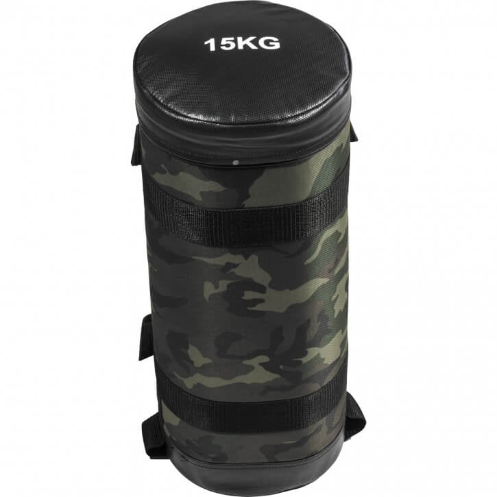Fitnessbag Hiekkasäkki 5kg, 10kg, 15kg, Maastokuvio, Nylon