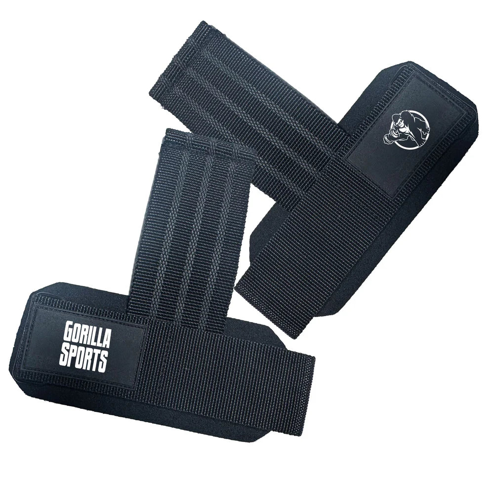 Vetoremmit / Lifting Grips 2kpl Musta