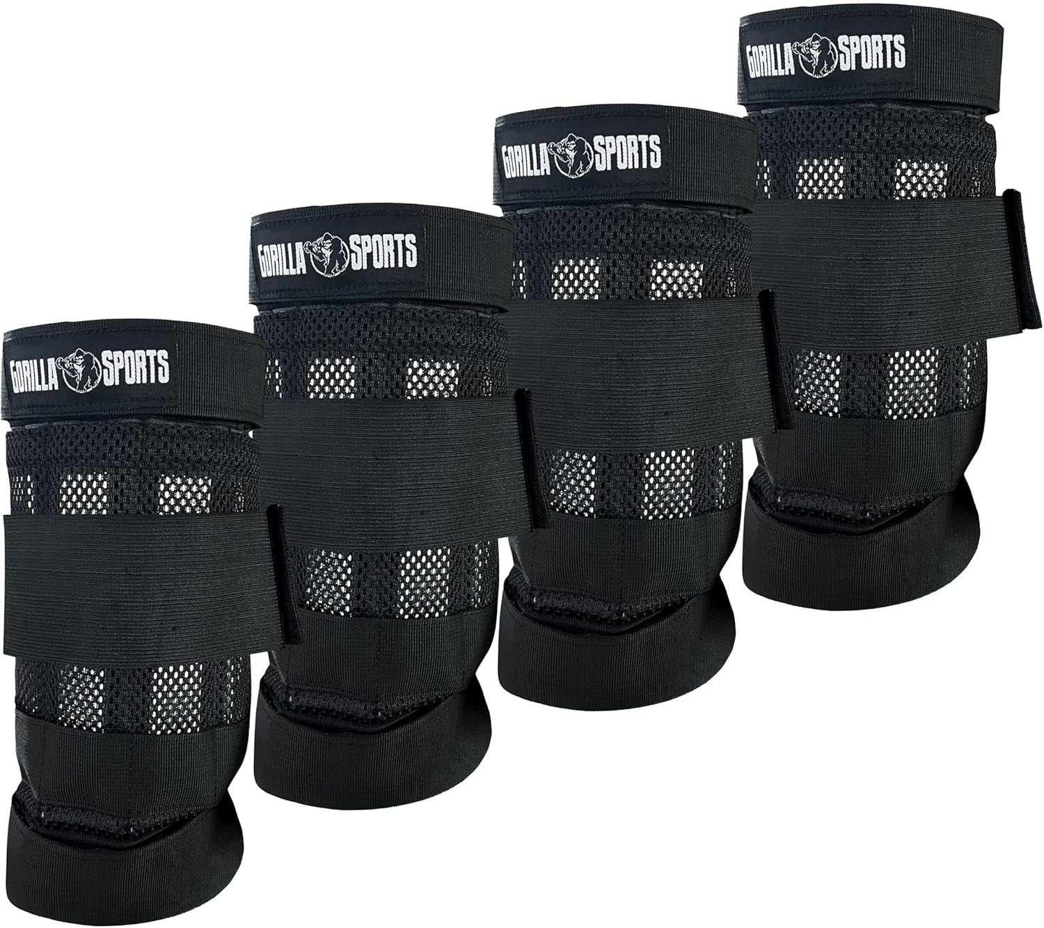 Säädettävät Nilkka-/Rannepainot Tarranauhakiinnikkeillä, 13 kg, Musta