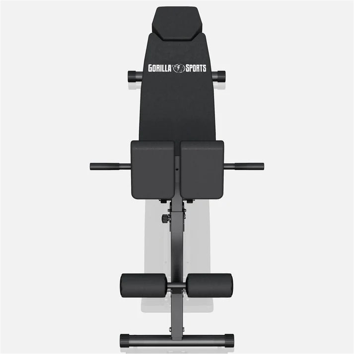 Säädettävä Selkäpenkki / Painonnostopenkki 166x71.5x84cm Max. 250kg Musta