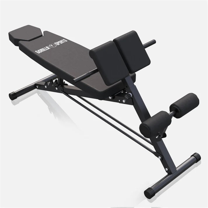 Säädettävä Selkäpenkki / Painonnostopenkki 166x71.5x84cm Max. 250kg Musta