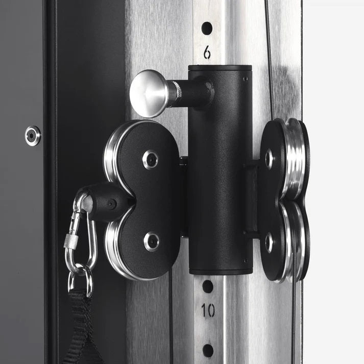 MAXXUS Seinään Kiinnitettävä Talja 60kg Painoilla 63x19x197cm Musta SmartGym H1