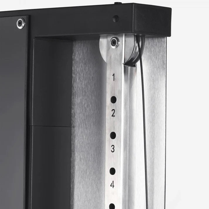 MAXXUS Seinään Kiinnitettävä Talja 60kg Painoilla 63x19x197cm Musta SmartGym H1