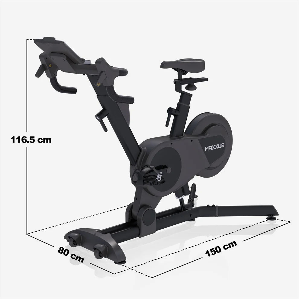 MAXXUS Speedbike S2 Spinningpyörä, Bluetooth, 8kg Vauhtipyörä, Kallistuskulman säätö