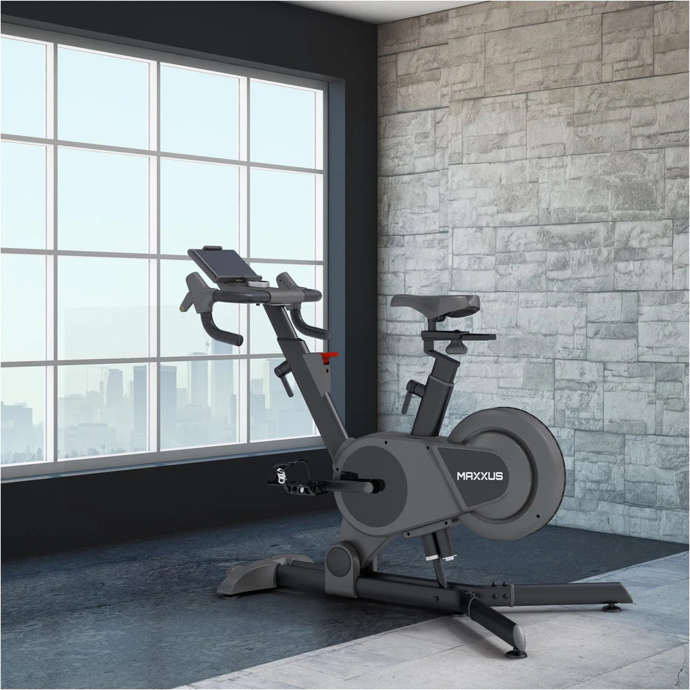 MAXXUS Speedbike S2 Spinningpyörä, Bluetooth, 8kg Vauhtipyörä, Kallistuskulman säätö