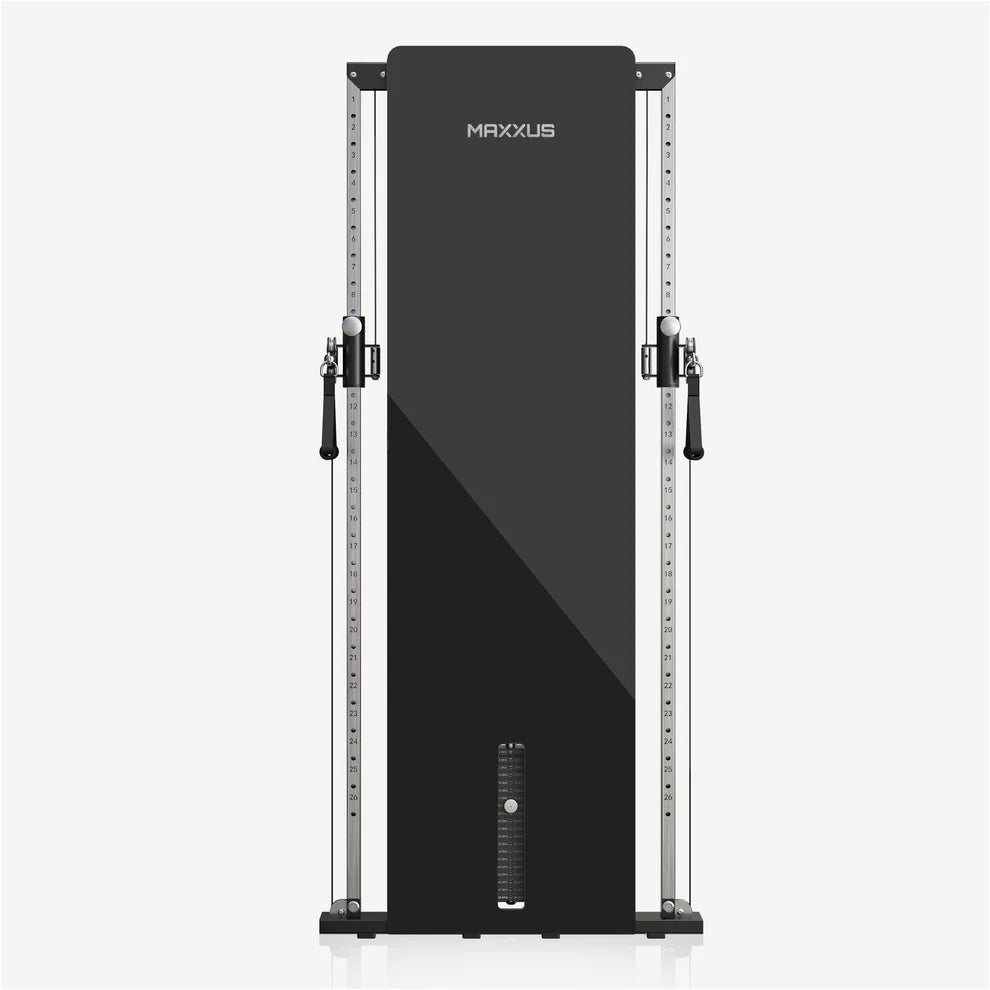 MAXXUS SmartGym H8 Taljalaite Seinään, 50kg Painopakka, 14,3x97x198cm, Musta