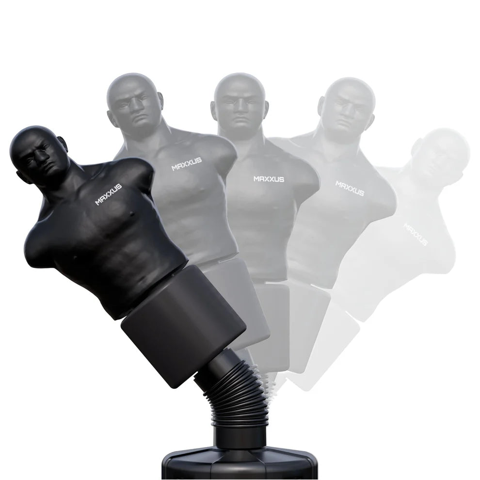 MAXXUS PRO FIGHTER Vapaasti Seisova Nyrkkeilysäkki 186cm, 130kg, Musta