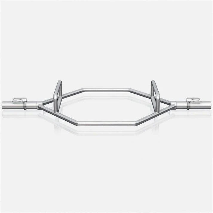 Trap Bar Tanko / Maastavetotanko Jousilukoilla Ø 50mm, 25kg Kromi