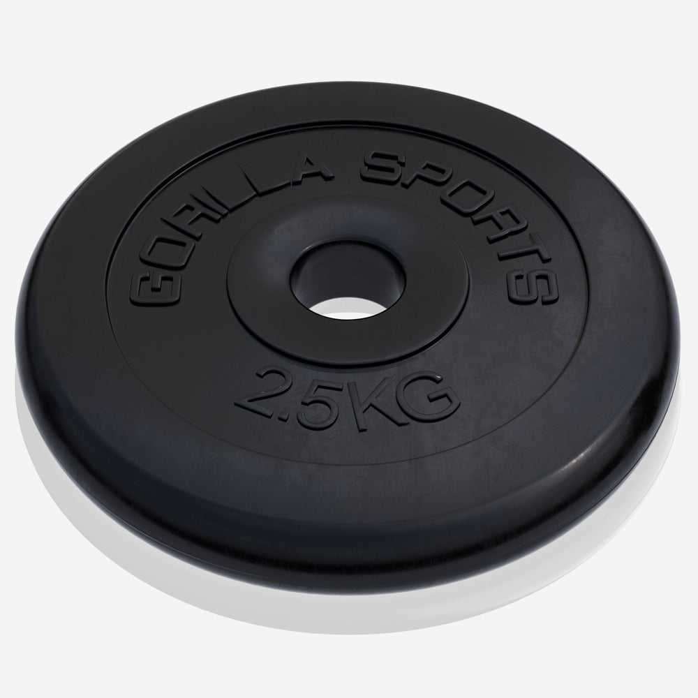 Levypaino 2,5kg, 30mm Kuminen Levypaino, Musta