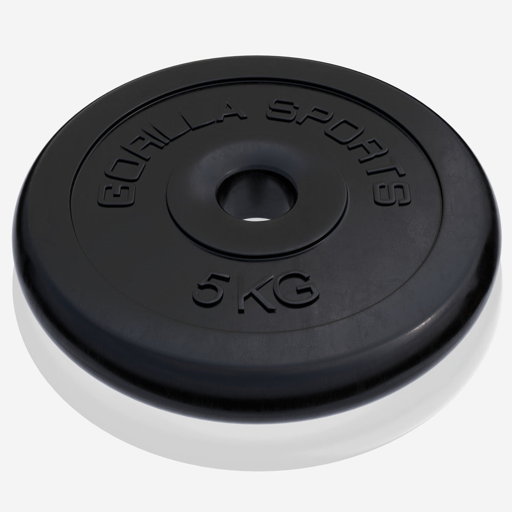 Levypaino 5kg, 30mm Kuminen Levypaino, Musta