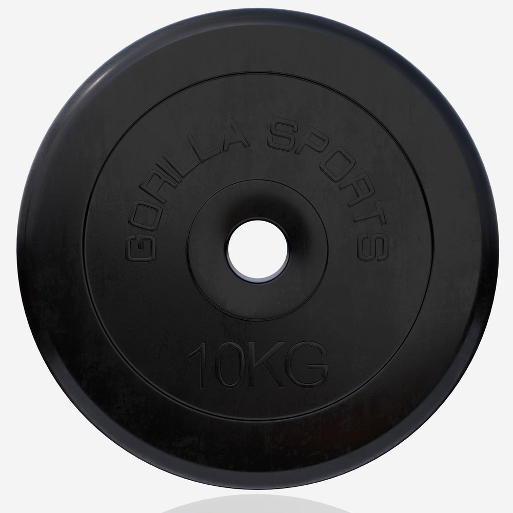 Levypaino 10kg, 30mm Kuminen Levypaino, Musta