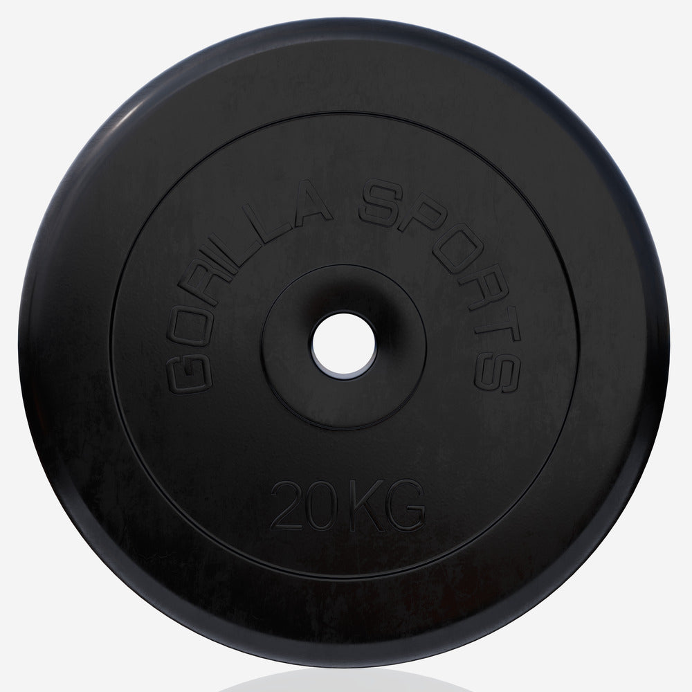 Levypaino 20kg, 30mm Kuminen Levypaino, Musta