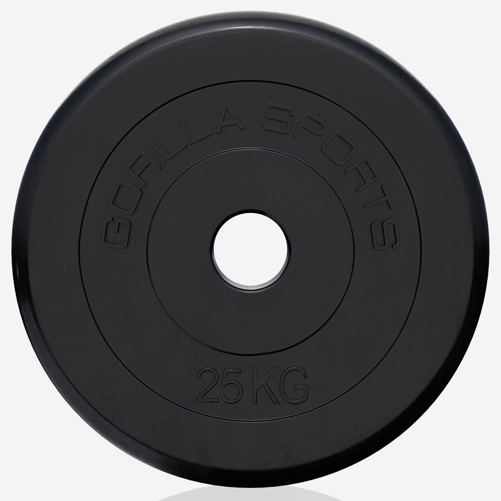 Levypaino 25kg, 30mm Kuminen Levypaino, Musta