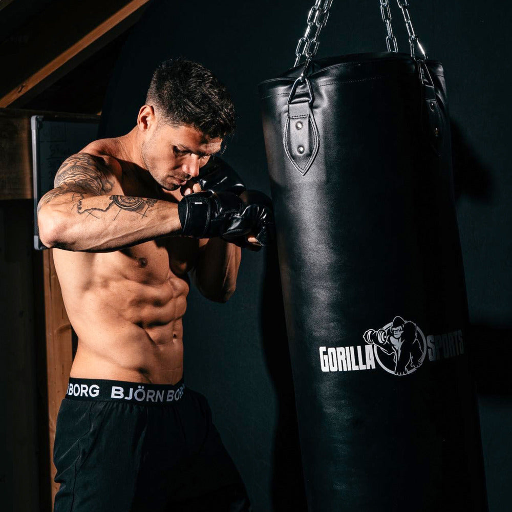 Nyrkkeilysäkki 27 kg / 90 cm, 37 kg / 120 cm, Musta