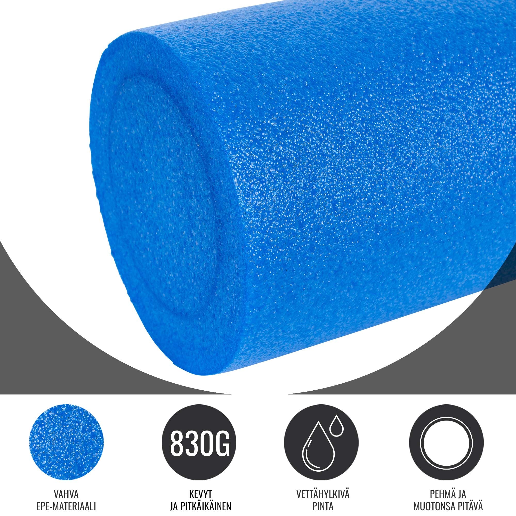 Pilatesrulla, Foam Roller, 90x15cm