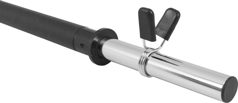 Aerobic Levytanko Jousilukoilla 130cm, Ø 30mm, 2kg Musta/Kromi