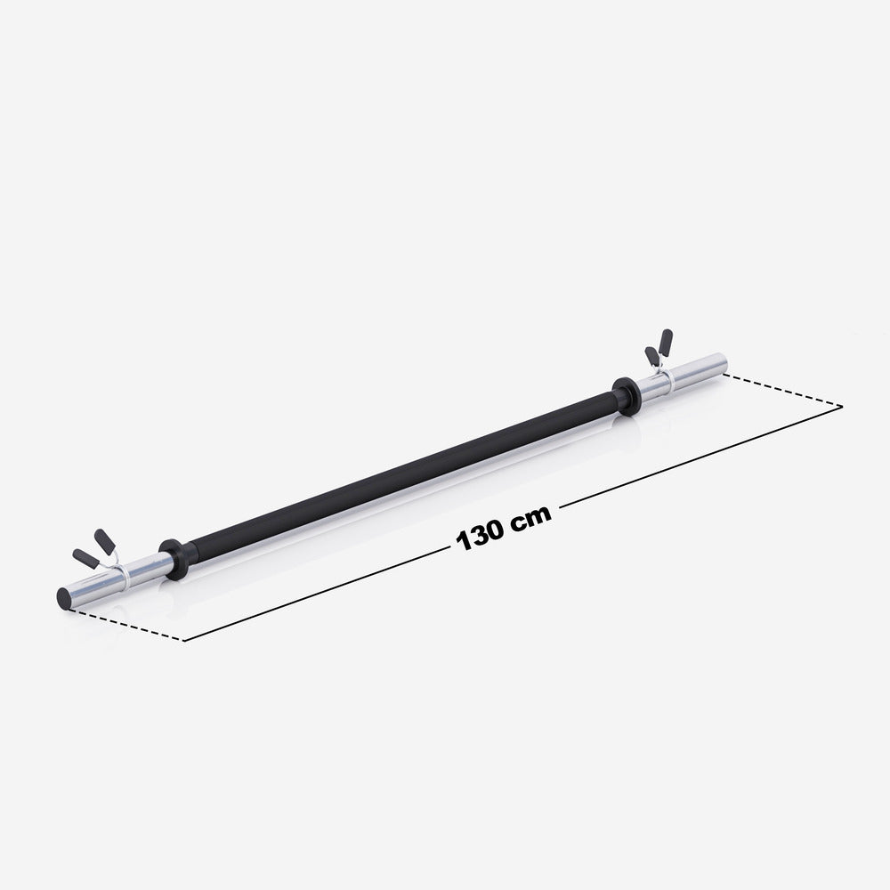 Aerobic Levytanko Jousilukoilla 130cm, Ø 30mm, 2kg Musta/Kromi