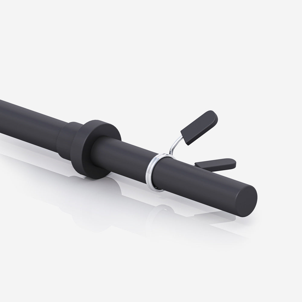 Pump Tanko Jousilukoilla 130cm ja Levytangon Pehmuste, Ø 30mm, 2kg Musta