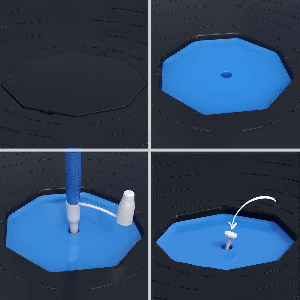 Bosu Pallo Balance Trainer, Puolipallo Kahvoilla, 52cm