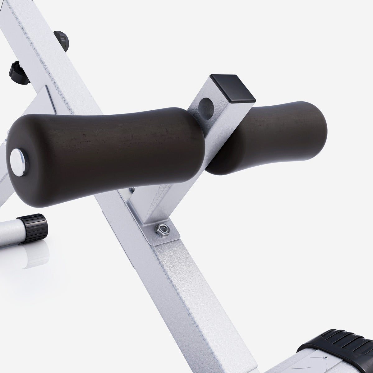 Selkäpenkki / Selkälihaslaite Taitettava Säädettävä 98x49x71-79cm Valkoinen