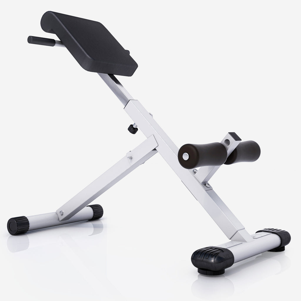 Selkäpenkki / Selkälihaslaite Taitettava Säädettävä 98x49x71-79cm Valkoinen