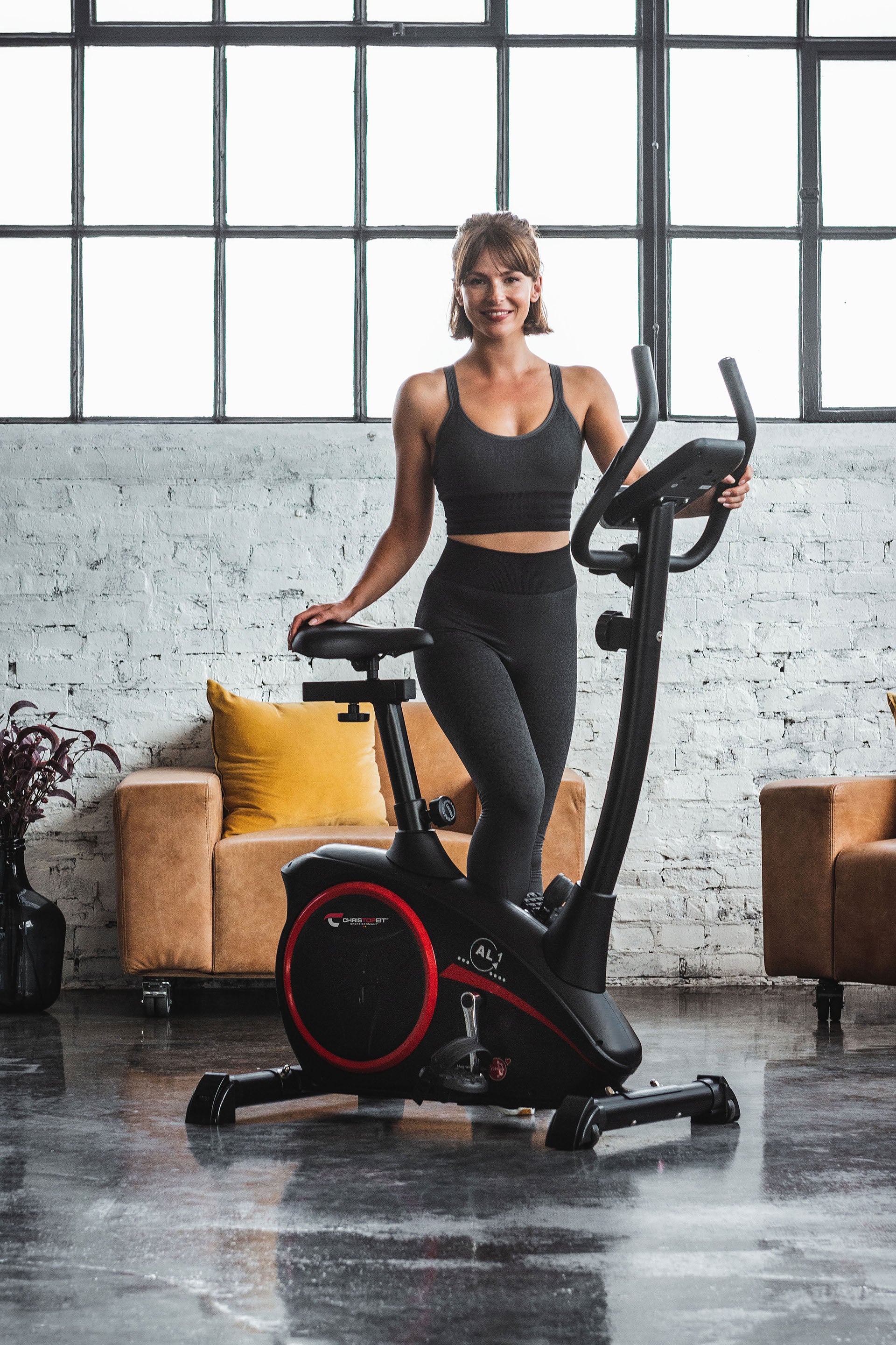 Christopeit Sport Kuntopyörä AL 1, Musta