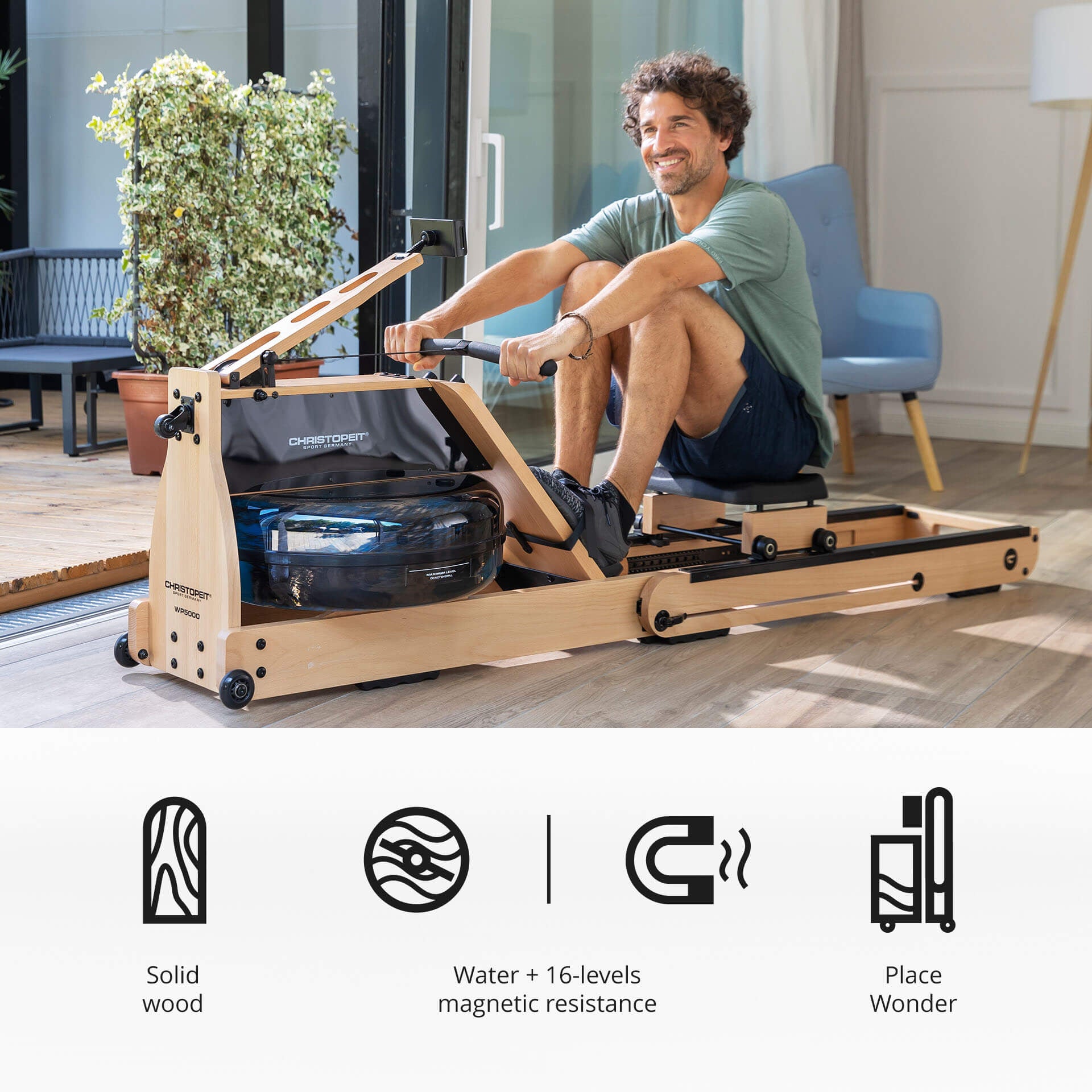 Christopeit Sport Soutulaite WP 5000 (sis. sykevyön)