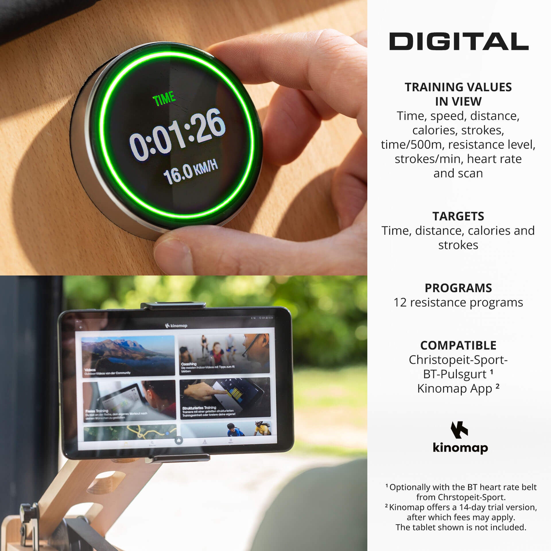 Christopeit Sport Soutulaite WP 5000 (sis. sykevyön)