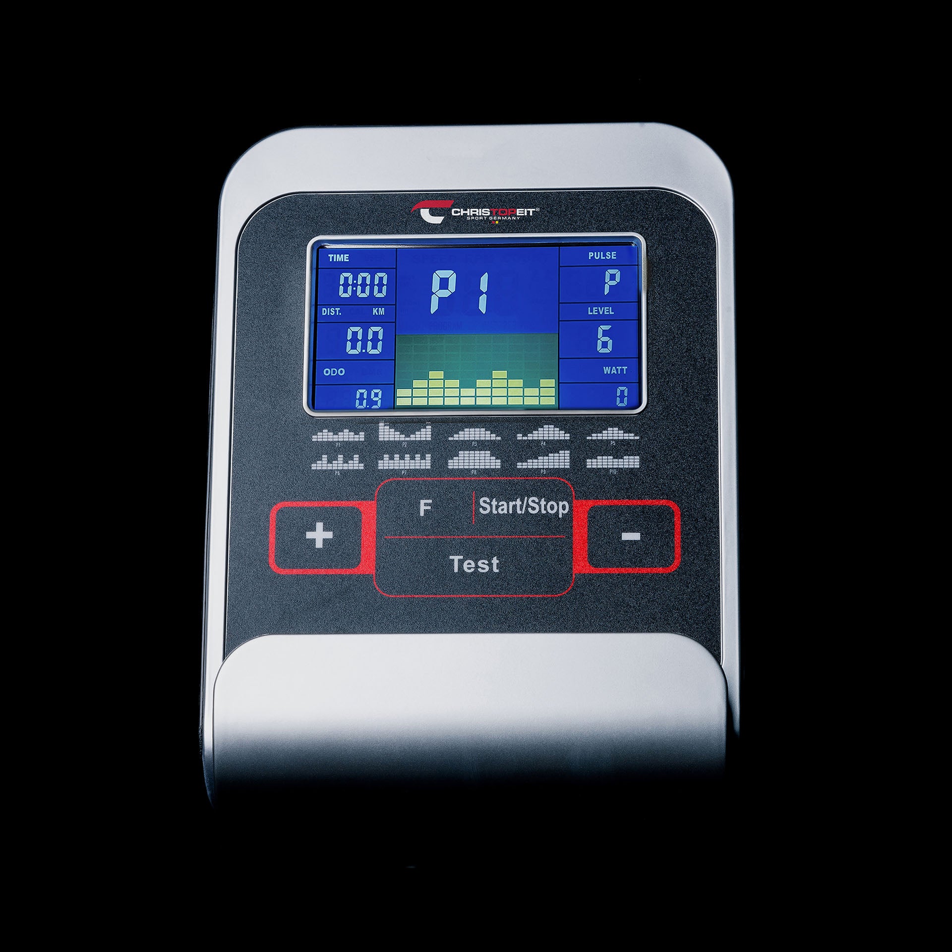 Christopeit Sport Kuntopyörä Ergometrillä AL 2, Hopea