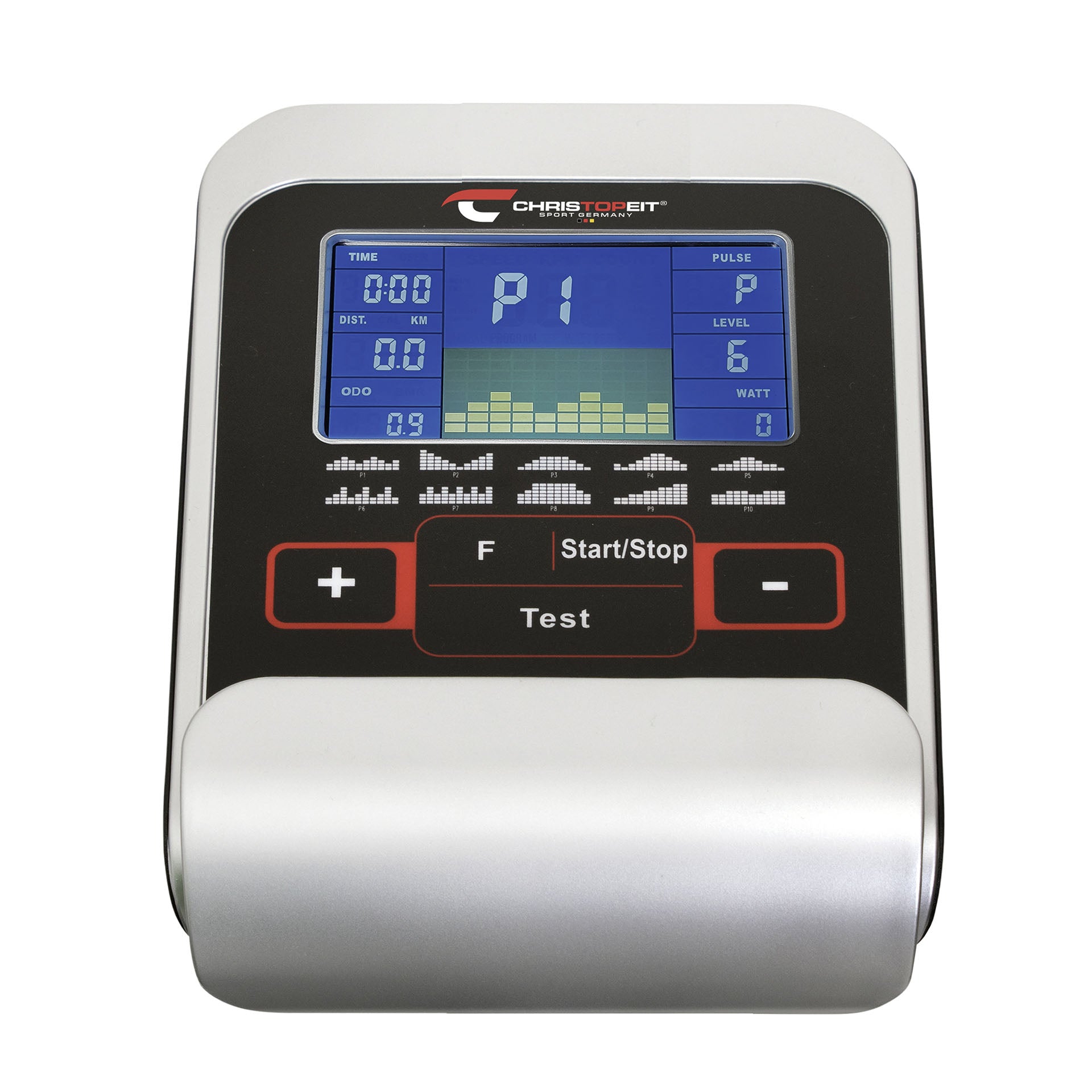 Christopeit Sport Kuntopyörä Ergometrillä AL 2, Hopea