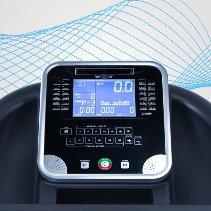 Juoksumatto MAXXUS 8.1 – Kokoontaitettava, 20 km/h,  max.140 kg, LED-Näyttö