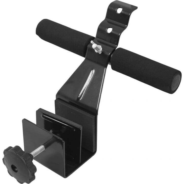 Säädettävä Sit-Up / Vatsalihasteline Oveen Pehmustettu 27,6x25,5x20cm Musta