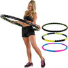 MOVIT hula hoop -vanne hierontanystyröillä ja magneeteilla