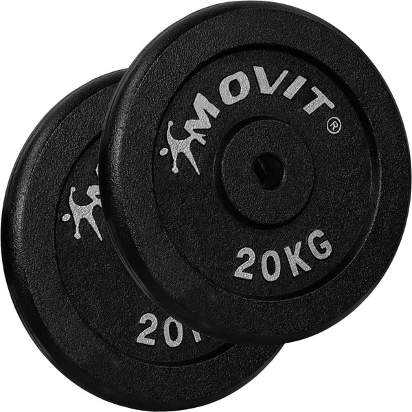 Valurautaiset levypainot 30/31 mm, 2–40 kg