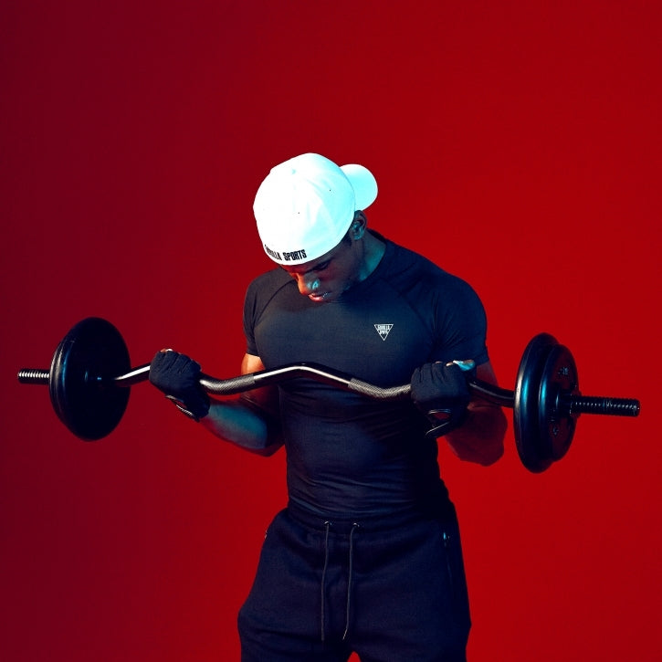 Hauistanko Kierrelukoilla EZ Kulmatanko 120cm, Ø 30mm, 8kg Musta