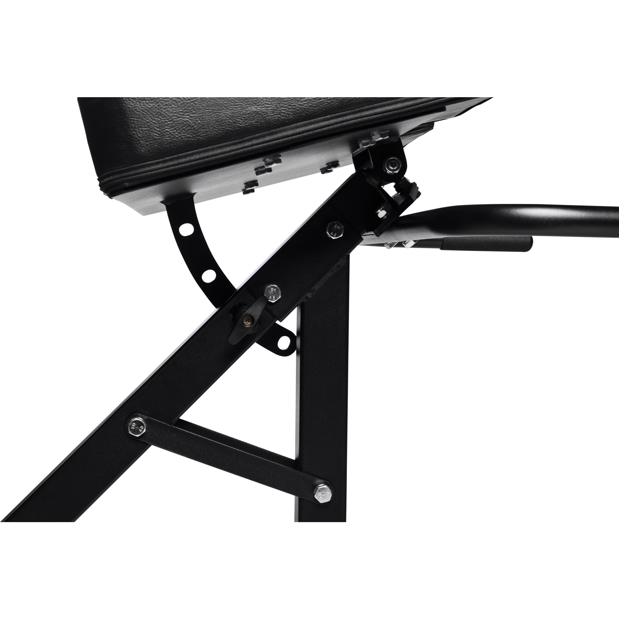 Säädettävä Selkälihaslaite / Selkäpenkki Jalka- Ja Reisituella 143x60x101,5cm Musta