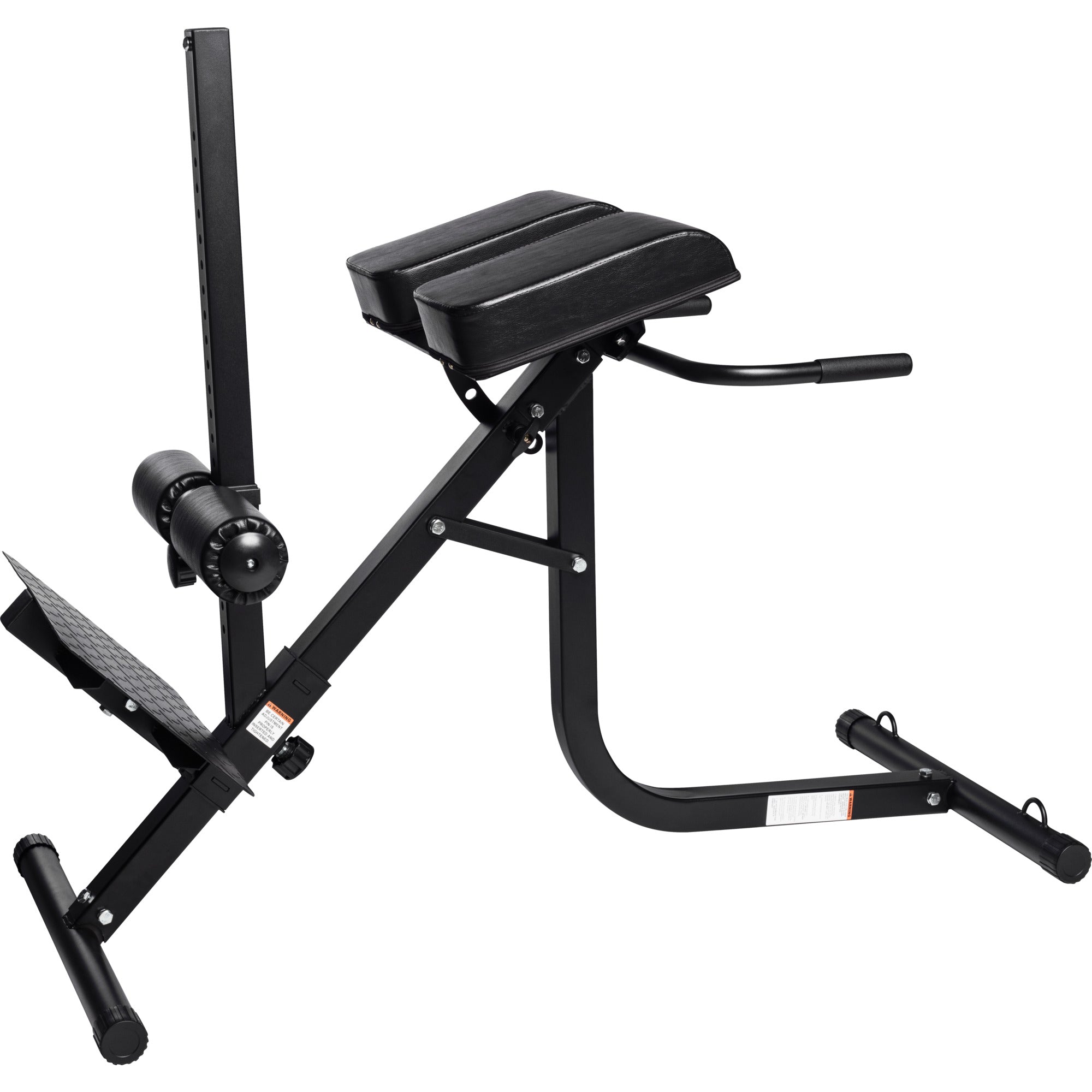 Säädettävä Selkälihaslaite / Selkäpenkki Jalka- Ja Reisituella 143x60x101,5cm Musta