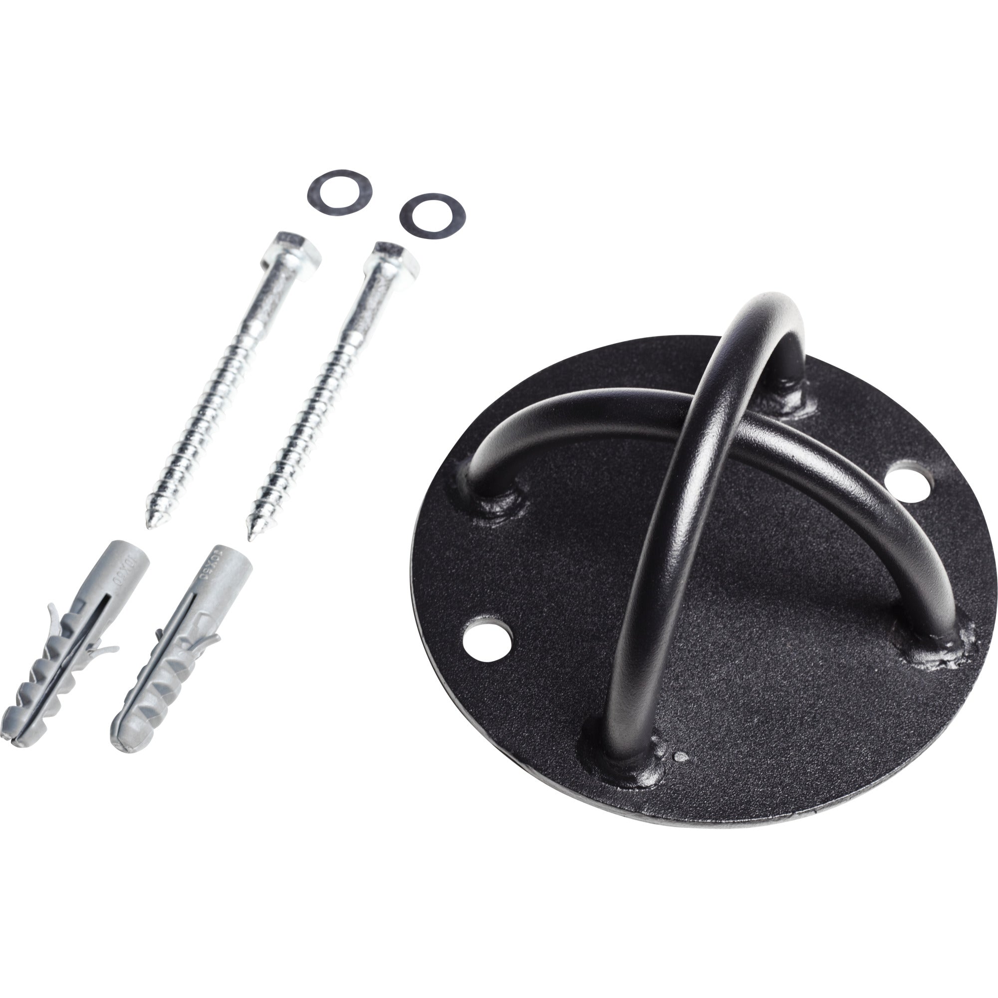 Kattokiinnike Liina/Nauha Treenisetille 12,5x6cm Max. 200kg Teräs Musta