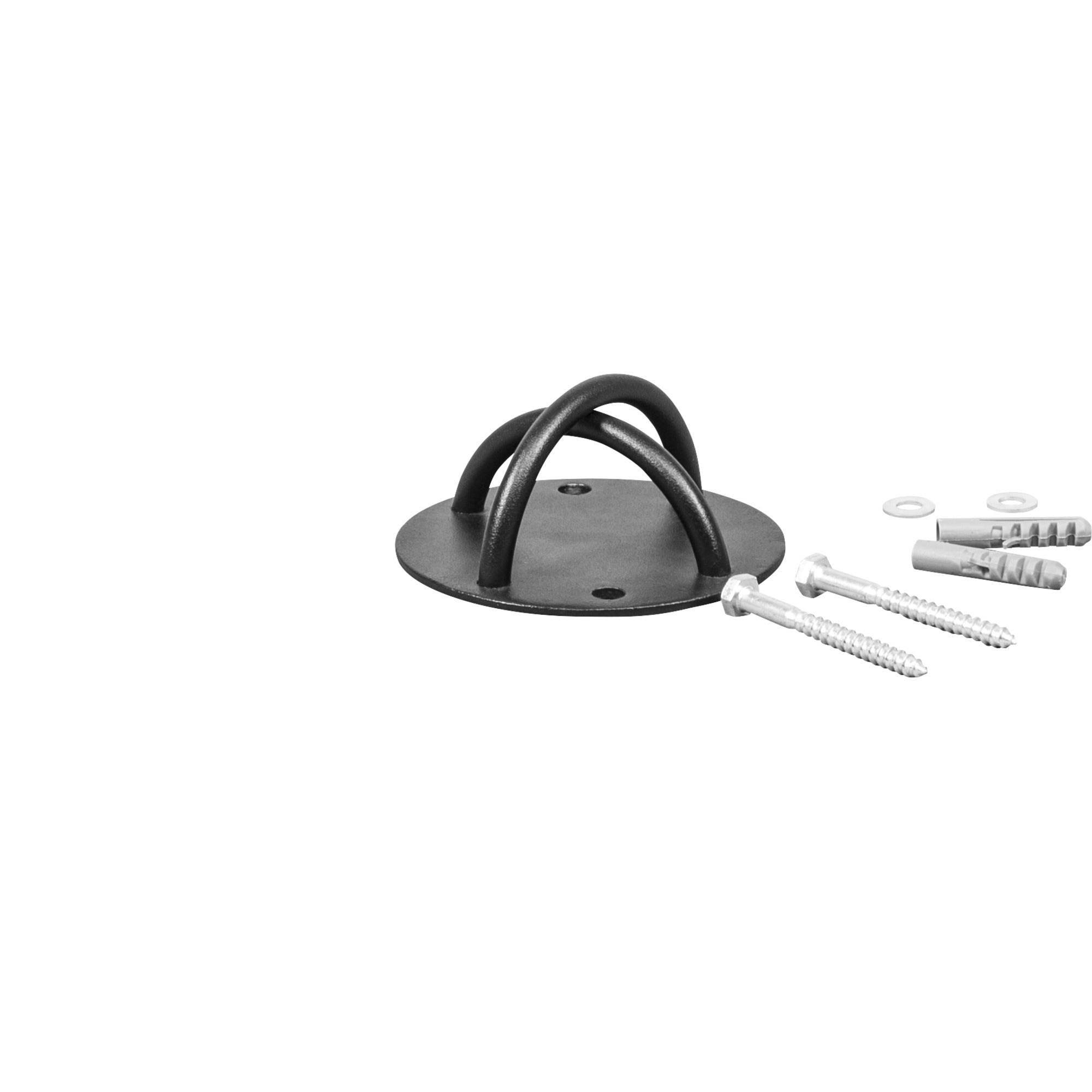 Kattokiinnike Liina/Nauha Treenisetille 12,5x6cm Max. 200kg Teräs Musta