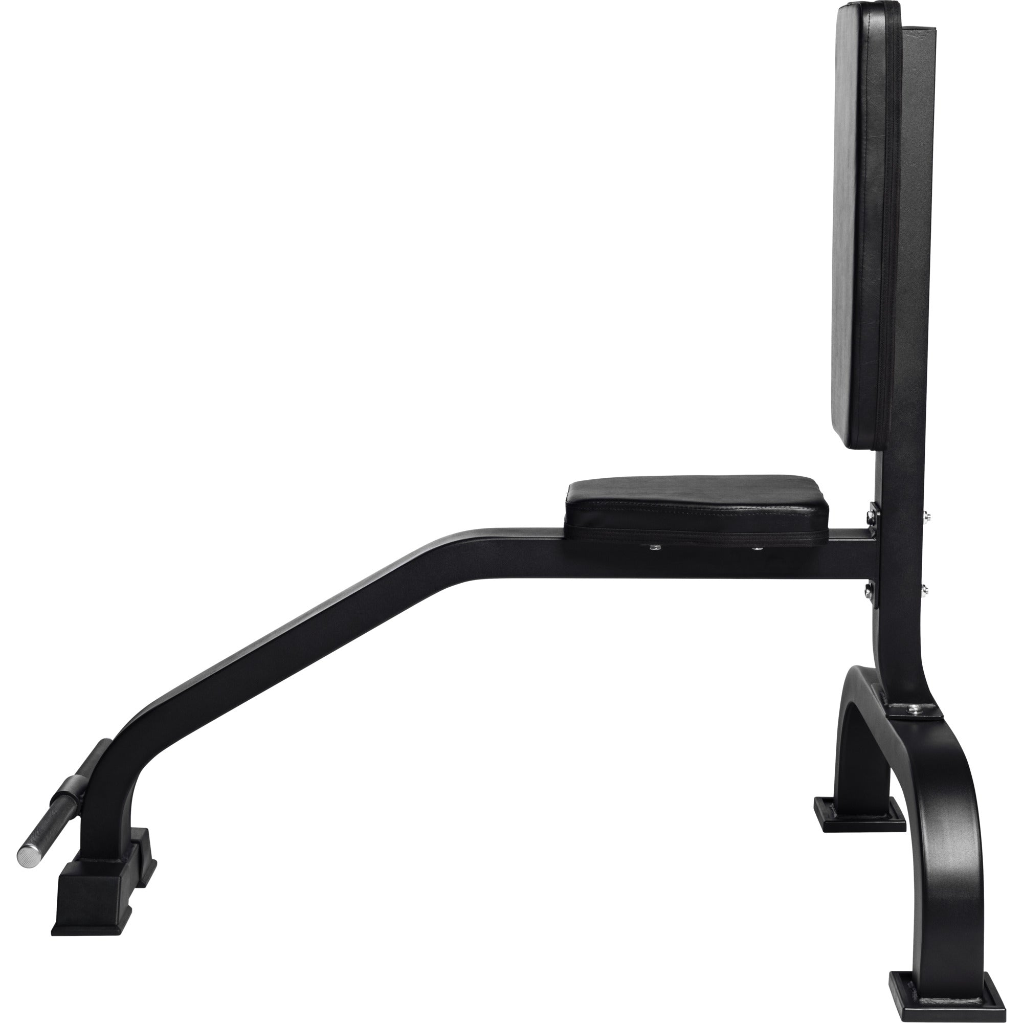 Pystypenkki / Painonnostopenkki Jalkatuella 104x76x109cm Max. 250kg Musta