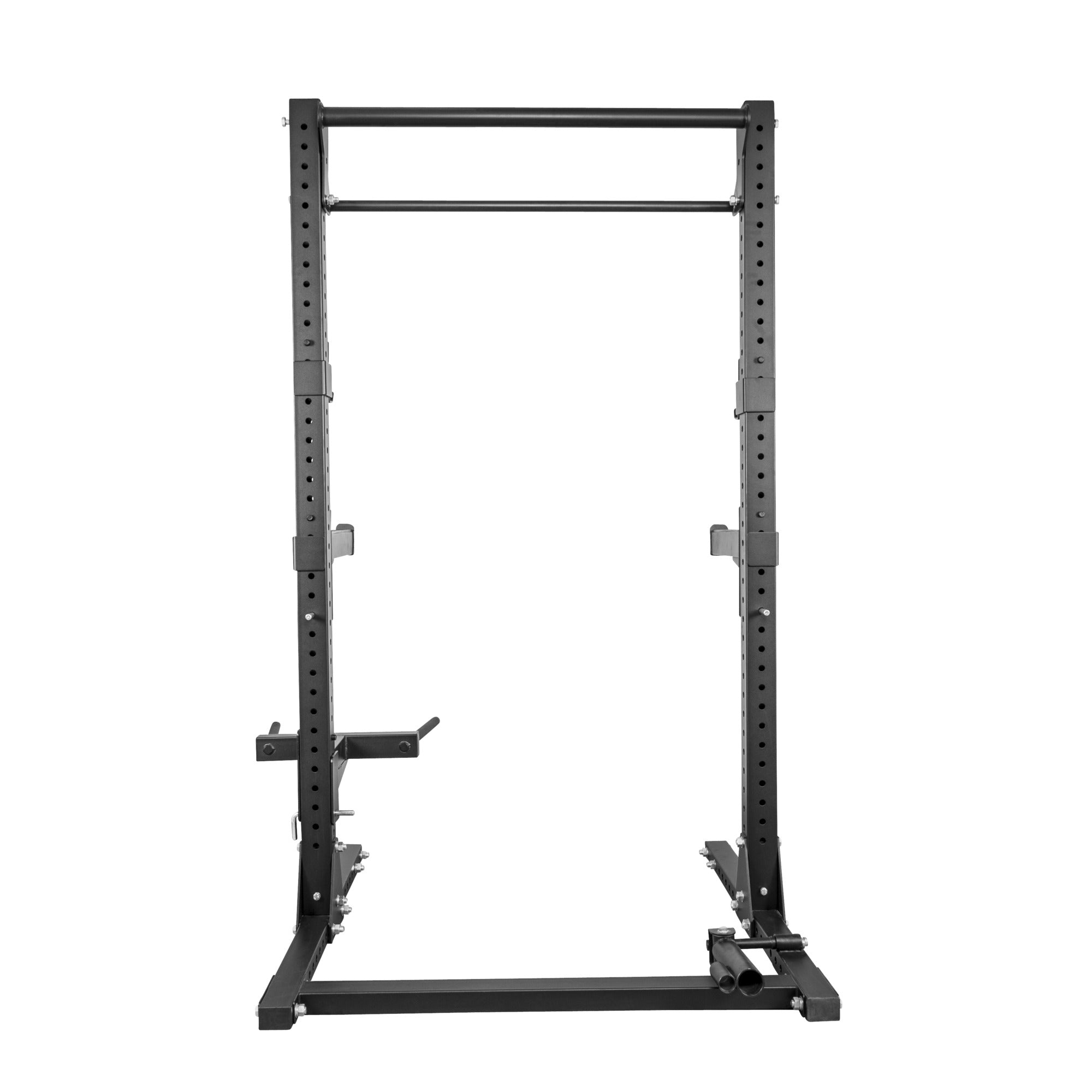 Kyykkyräkki / Half Power Rack Dippiasemalla Ja Tankonivelellä 129,8x162,5x215,8cm Musta