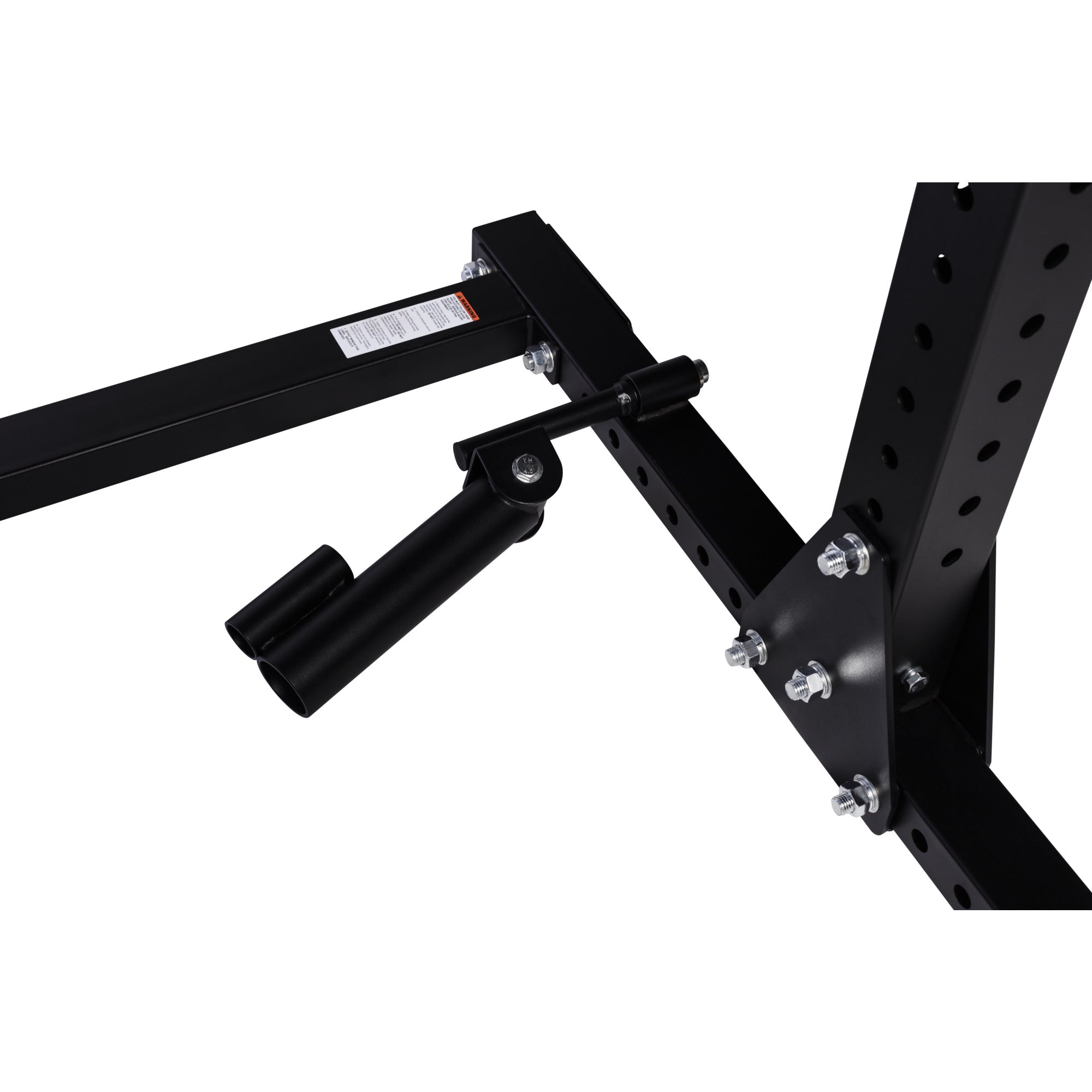 Kyykkyräkki / Half Power Rack Dippiasemalla Ja Tankonivelellä 129,8x162,5x215,8cm Musta