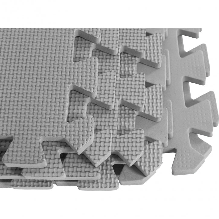 Treenimatto / Palamatto, 8 Palaa 60x60x1,2cm EVA-Vaahtomuovi Harmaa
